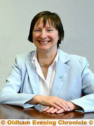 NATIONAL role . . . Gail Richards is leaving NHS Oldham 
