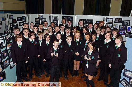 TOP snappers . . . students step out from behind the lens 
