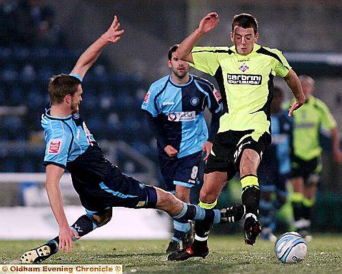 DALE STEPHENS (right): Enjoying a run in the first team. DALE STEPHENS (right): Enjoying a run in the first team.