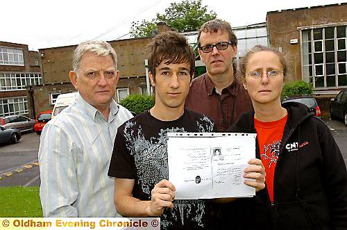 FORMER BreezeHill School head teacher Bernard Phillips, Rabar Hamad, Bob Miller and Sally Hyman 