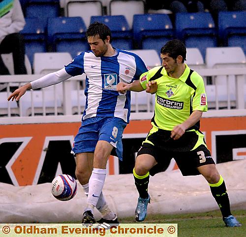 UPBEAT MOOD: Fit-again defender Joe Jacobson reckons Athletic can beat most teams in Coca-Cola League One. UPBEAT MOOD: Fit-again defender Joe Jacobson reckons Athletic can beat most teams in Coca-Cola League One.