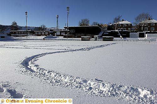 SAME story at Mossley, where there is the added problem of weather damaged lighting