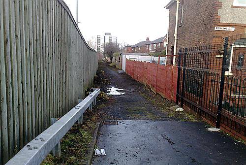 THE Montgomery Street alley after the clean-up team completed its rejuvenation work 