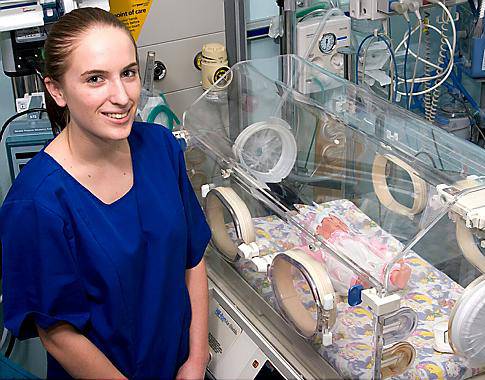 On the ward . . . Oldham’s new neonatal nurse, Faye Bushell. On the ward . . . Oldham’s new neonatal nurse, Faye Bushell.