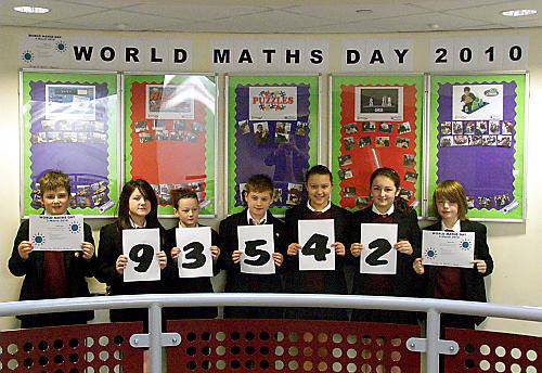 Pupils at Failsworth School answered 93,542 questions in total on World Maths Day Pupils at Failsworth School answered 93,542 questions in total on World Maths Day