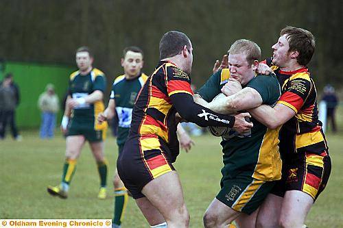 GOTCHA: John Fox (St Anne’s) is held by the Shaw Cross defence). 