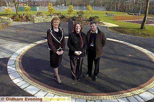 Barbara Wilson, chairman of the Friends of Coalshaw Green Park (left), took Cheshire West and Chester Council officials Jill Connolly and Gary Hulmes on a tour of the park.
Barbara Wilson, chairman of the Friends of Coalshaw Green Park (left), took Cheshire West and Chester Council officials Jill Connolly and Gary Hulmes on a tour of the park.