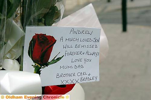 MESSAGE of love . . . from mum and dad 