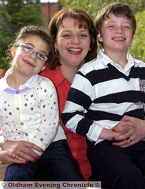 LITTLE battlers Cordelia and Oliver Cowsill with mum Amanda. LITTLE battlers Cordelia and Oliver Cowsill with mum Amanda.