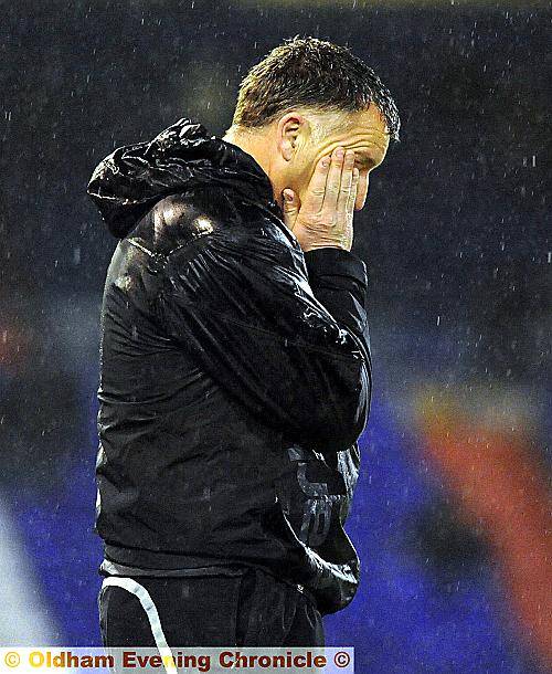PLENTY TO PONDER: Athletic boss Dave Penney. 