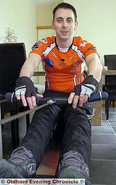 PULLING POWER: Wheelchair-bound John Power is taking part in the Carnegie Rowing Challenge in Leeds. PULLING POWER: Wheelchair-bound John Power is taking part in the Carnegie Rowing Challenge in Leeds.