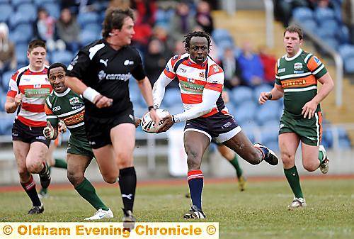 Lucas Onyango: Lost the ball in contact