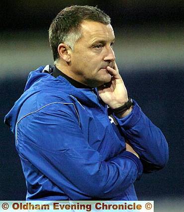 UNDER fire . . . Latics boss Dave Penney 