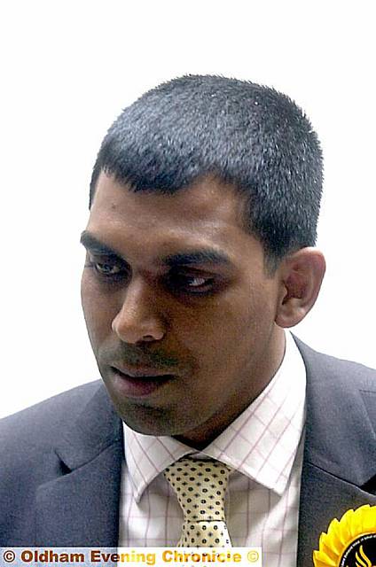 A dejected Mohib Uddin 