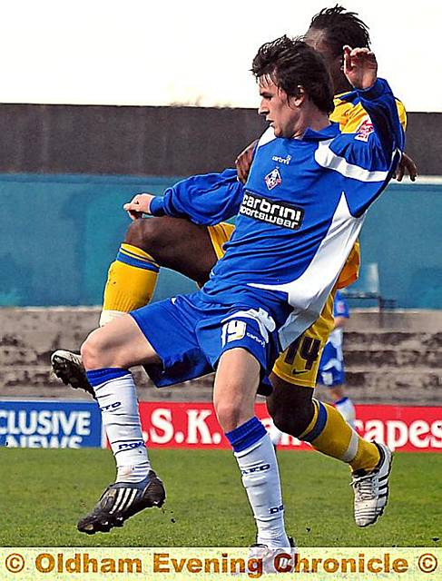 KIERAN LEE . . . impressive end to the season for Athletic. 
