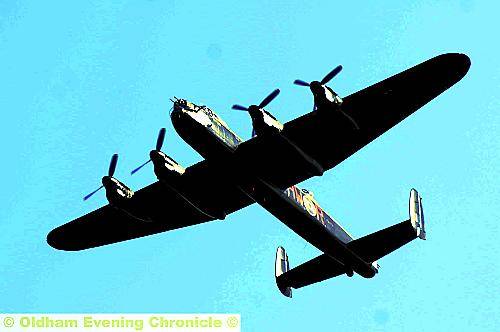 The iconic AVRO Lancaster which will fly over Chadderton later this month 