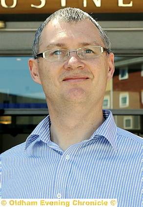 NEWSPAPER man Tony Mackin makes the headlines 