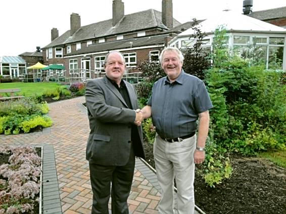 John Henshaw (left) with Brian Hurst, Dr Kershaw’s appeals manager.