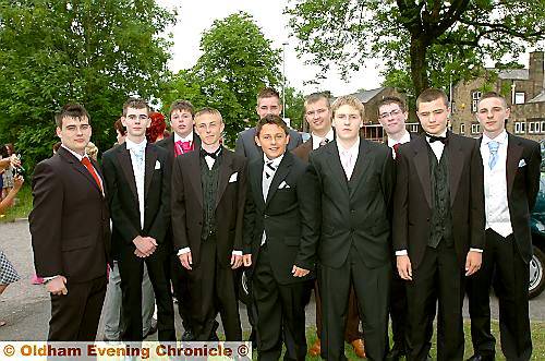 HERE come the boys . . .the lads get ready to leave Our Lady’s. 

To view all the images and order photographs go to www.oldham-chronicle.co.uk or call our promotions department on 0161-622 2130 