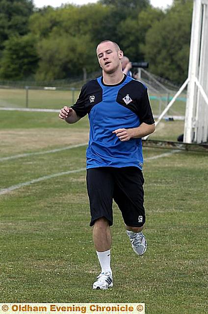 SETBACK . . . Deane Smalley, pictured during pre-season training, is taking time to recover from a groin operation. SETBACK . . . Deane Smalley, pictured during pre-season training, is taking time to recover from a groin operation.