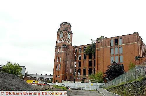 “EYESORE” . . . Hartford Mill in Werneth 