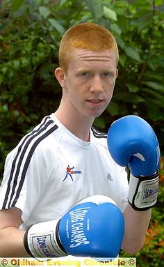GOING FOR GOLD . . . Chadderton’s Thomas Stubbs. GOING FOR GOLD . . . Chadderton’s Thomas Stubbs.