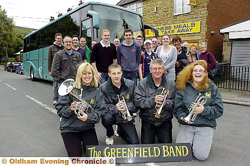 Wandering brass . . . Greenfield Band take to the road on a trip to Germany Wandering brass . . . Greenfield Band take to the road on a trip to Germany