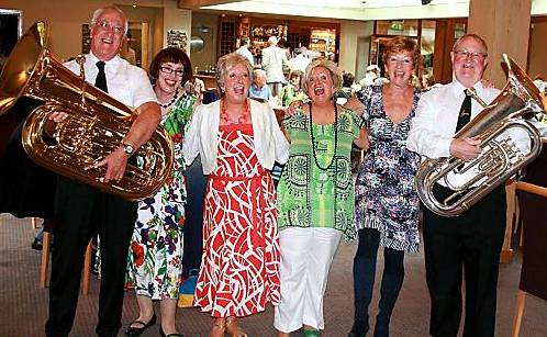 We love Lydgate . . . (from left) John Lees, Linda, Lesley, Dorothy, Jenny and Wayne We love Lydgate . . . (from left) John Lees, Linda, Lesley, Dorothy, Jenny and Wayne