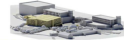 AN artist’s impression of the planned expansion at the JD Williams site in Beal Lane, Shaw 