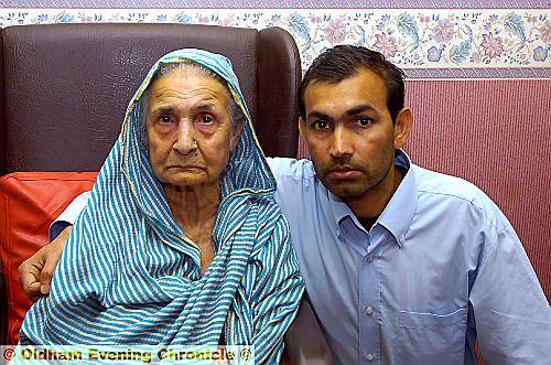 FRAIL mum Habibun Nessa and her son Mohammed Ali Hossain   
