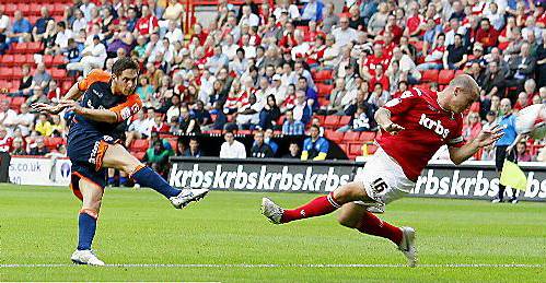TAKE THAT... Dean Furman scores against Charlton Athletic. The midfielder is hoping for three points at Hillsborough tonight. TAKE THAT... Dean Furman scores against Charlton Athletic. The midfielder is hoping for three points at Hillsborough tonight.