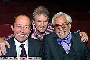 DOWN memory lane: (l-r): Kevin Shaw, Bernard Wrigley and Kenneth Alan Taylor DOWN memory lane: (l-r): Kevin Shaw, Bernard Wrigley and Kenneth Alan Taylor