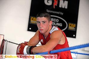 AT THE READY: Ronnie Heffron is preparing for a busy spell with two fights before the end of the month. 
