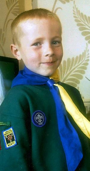 VIGIL: Adam McQuillan who has been in a coma for almost a month 