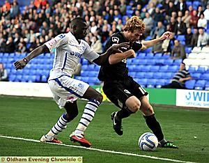 SHIELDING ROLE: Athletic’s Chris Taylor: 