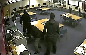 CAUGHT in the act: the masked thieves strike
CAUGHT in the act: the masked thieves strike
