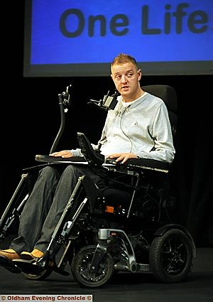 Disabled actor Andy Walker
Disabled actor Andy Walker