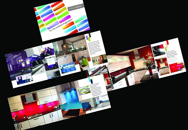 Coloured Glass Brochure - On Design