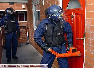 ANYBODY home? Police gain entry to a house on the Seatoller Court estate
ANYBODY home? Police gain entry to a house on the Seatoller Court estate