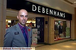 Debenhams store manager Mark Carson. 

