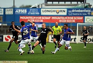 Latics action at Carlisle 