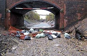Waste dumped at Failsworth Waste dumped at Failsworth