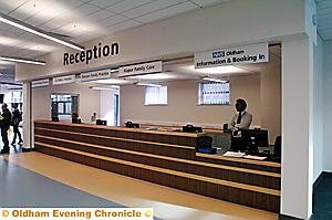 The new reception 
