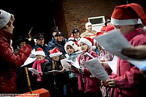 Chadderton Hall Junior School Choir at the Dr Kershaws carol concert 