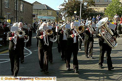 BRASS lovers lined the streets as bands paraded through Lees last year 