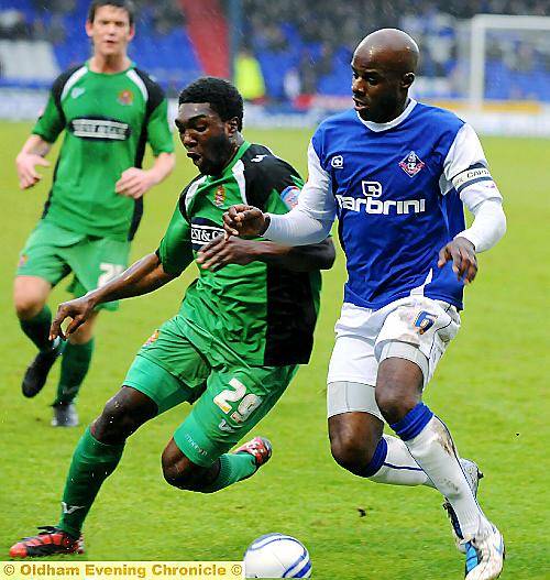 NO NEED TO PANIC... Reuben Hazell (right) expects Athletic to recover from their mini slump — starting tomorrow. NO NEED TO PANIC... Reuben Hazell (right) expects Athletic to recover from their mini slump — starting tomorrow.