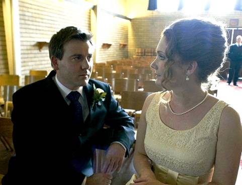 Screen parents John and Fiz Stape, played by Graeme Hawley and Jennie McAlpine 
