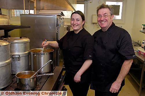FOOD fit for a bishop . . . John Stevenson and daughter Helen
FOOD fit for a bishop . . . John Stevenson and daughter Helen
