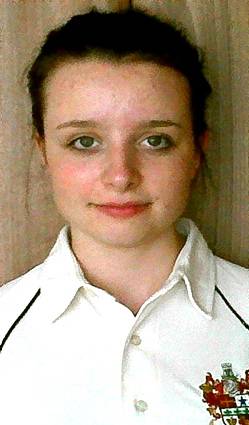 SCHOOLGIRL cricketer Olivia McCusker.
SCHOOLGIRL cricketer Olivia McCusker.