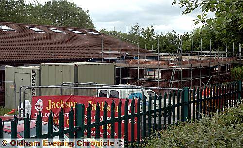 Building work at Stoneleigh Primary School Building work at Stoneleigh Primary School